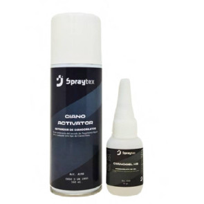 ACTIVADOR DE CIANOCRILATO 150 ML. Y ADHESIVO CIANOCRILATO GEL 20GR.